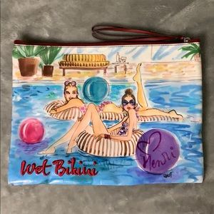 Henri Bendel Poolside wet bikini bag